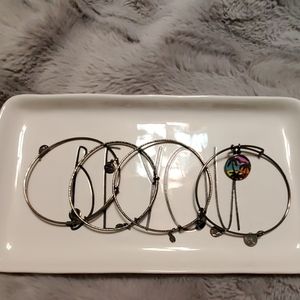 Alex and Ani set of 4 bracelets